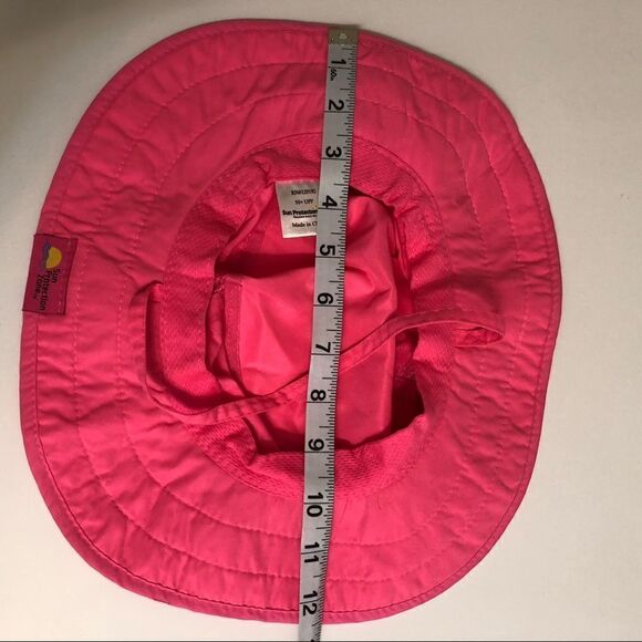 Sun Protection Zone Hat Bucket Floral Pink UPF 50 Girls Beach Vacation Travel - Picture 7 of 9